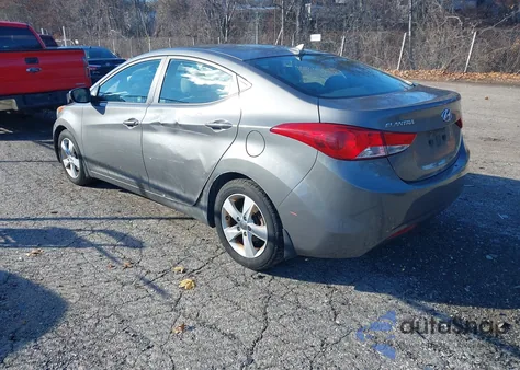 2013 Hyundai Elantra Gls from USA, damaged, VIN 5NPDH4AE6DH408345